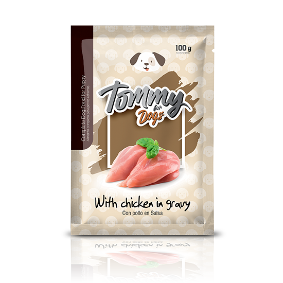 tommy for dogs with chicken